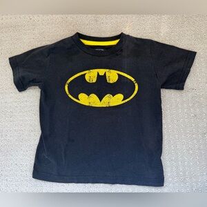 Batman Black and Yellow Logo Tee